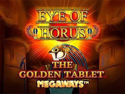 ภาพเกม Eye Of Horus The Golden Tablet Megaways จากค่าย Blueprint Gaming
