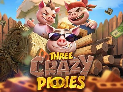 ภาพเกม Three Crazy Piggies จากค่าย PG SLOT